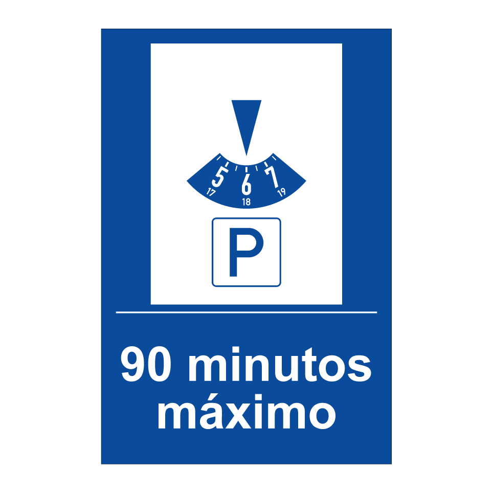 90 minutos máximo