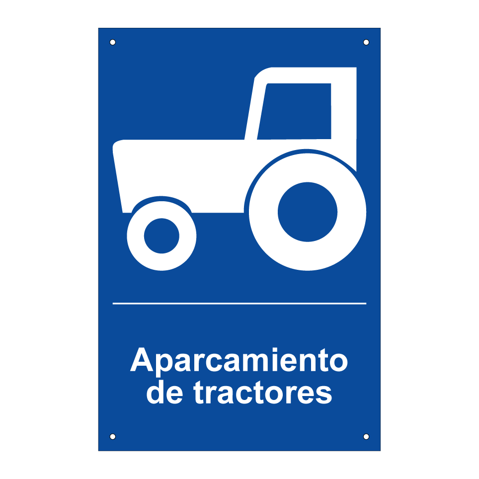 Aparcamiento de tractores