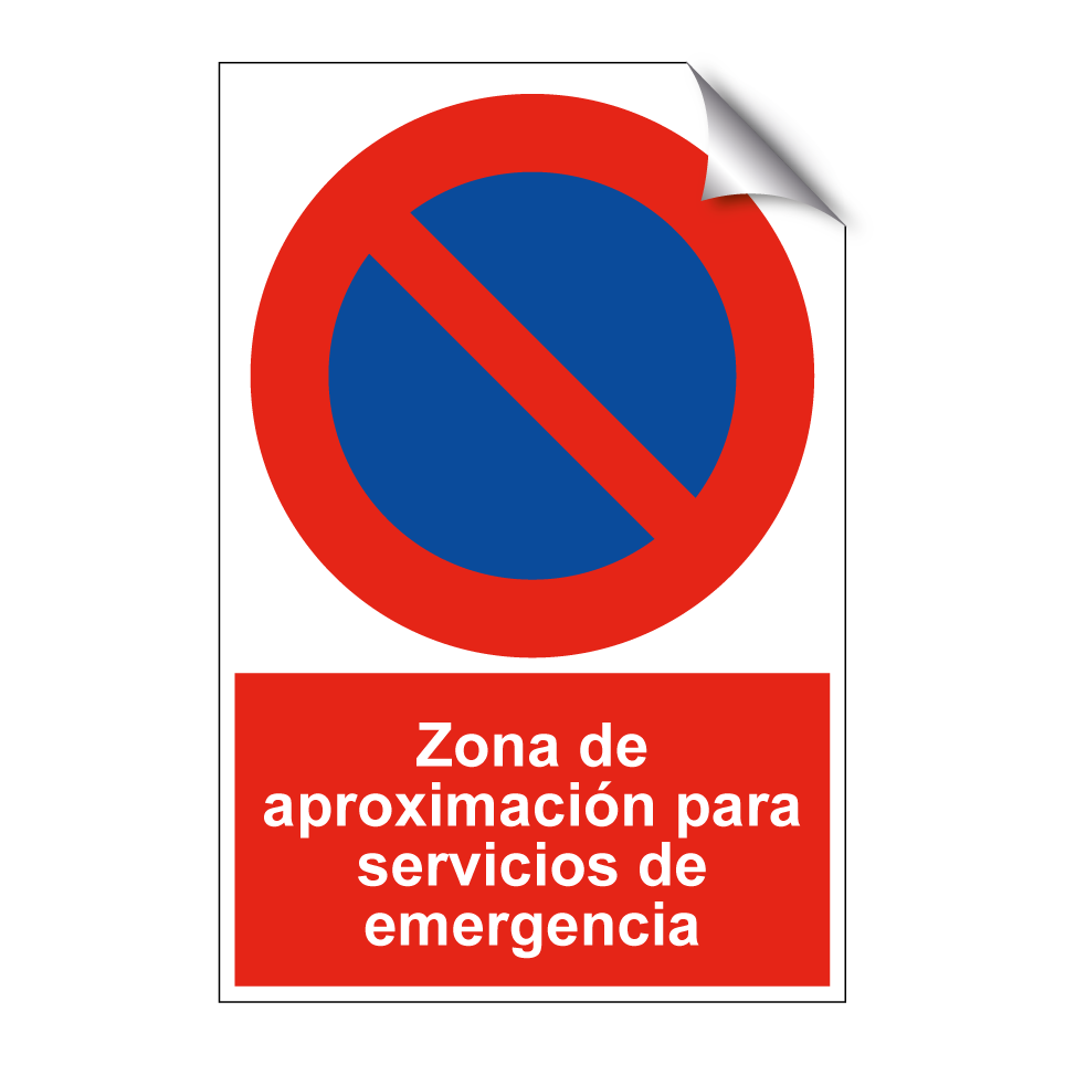 Zona de aproximación para servicios de emergencia
