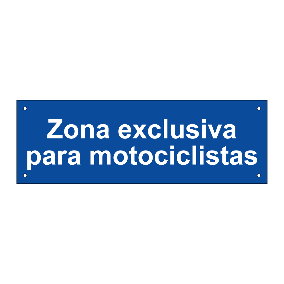 Zona exclusiva para motociclistas