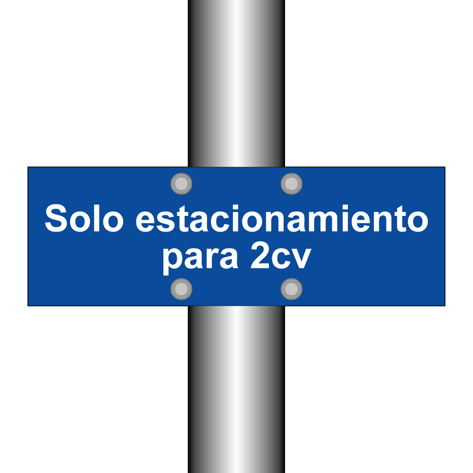 Solo estacionamiento para 2cv