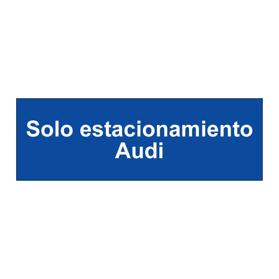 Solo estacionamiento Audi