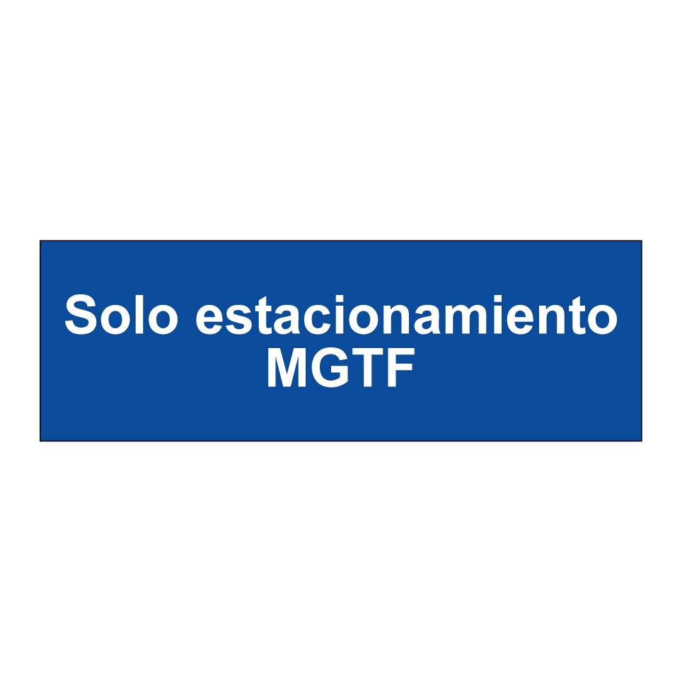 Solo estacionamiento MGTF