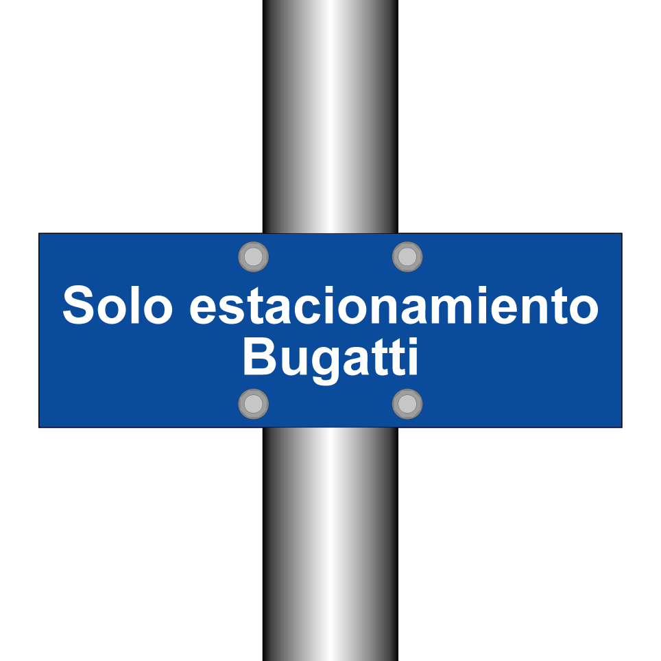 Solo estacionamiento Bugatti