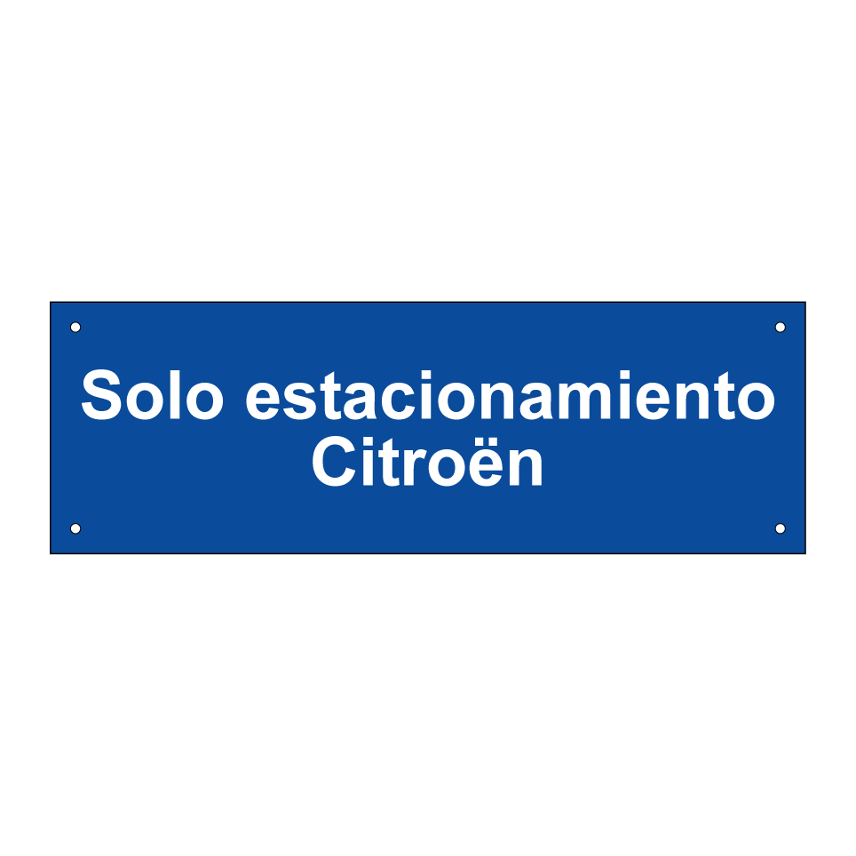 Solo estacionamiento Citroën