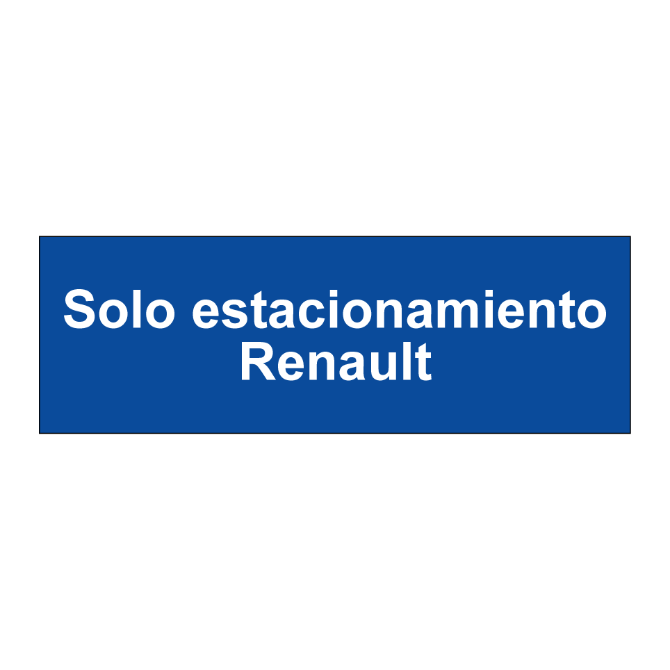 Solo estacionamiento Renault