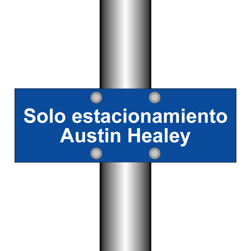 Solo estacionamiento Austin Healey