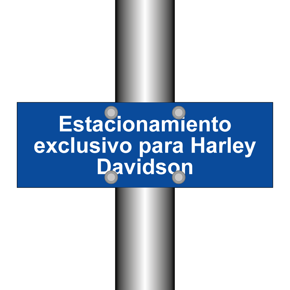 Estacionamiento exclusivo para Harley Davidson