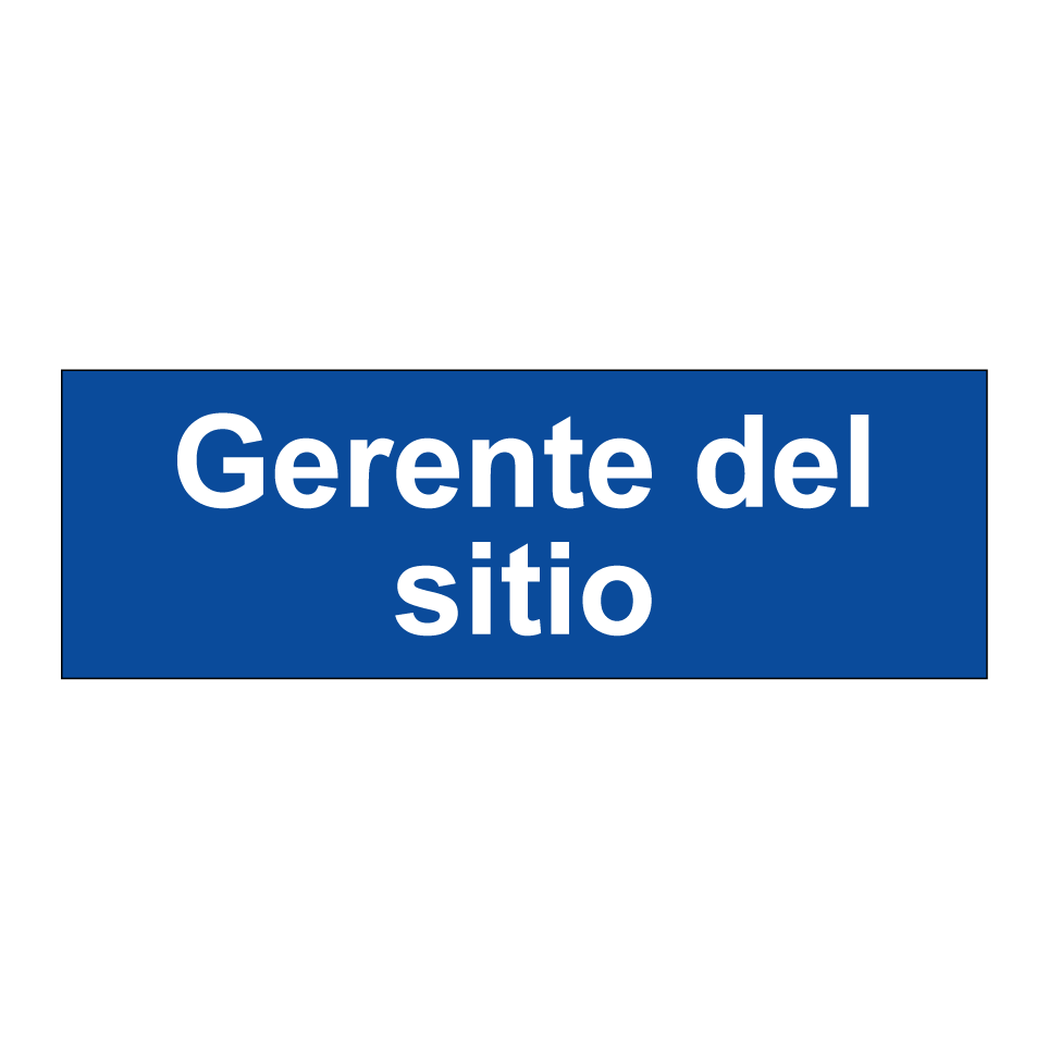 Gerente del sitio