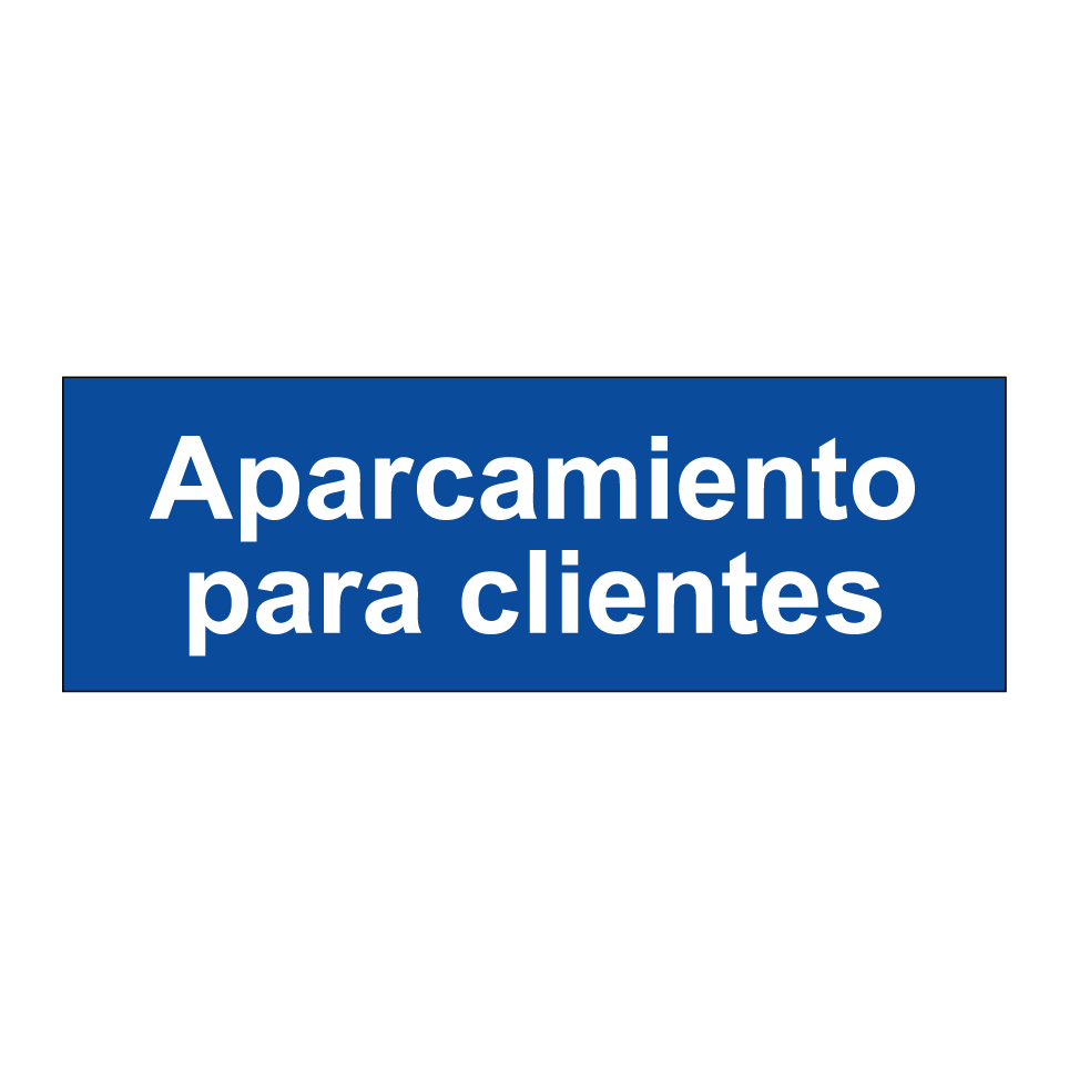 Aparcamiento para clientes
