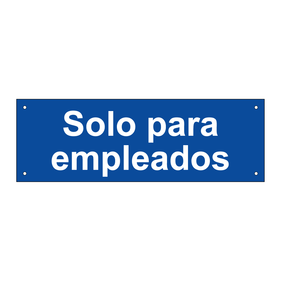 Solo para empleados