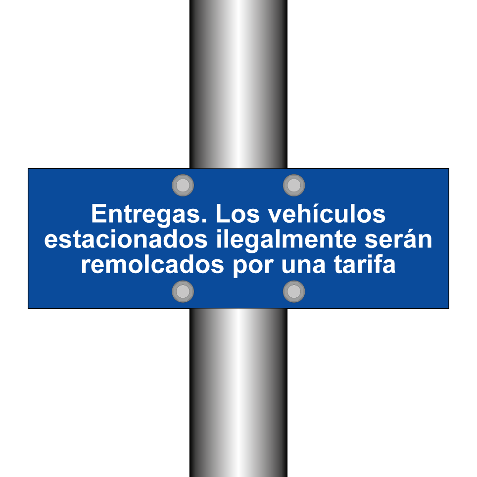 Entregas. Los vehículos estacionados ilegalmente serán remolcados por una tarifa