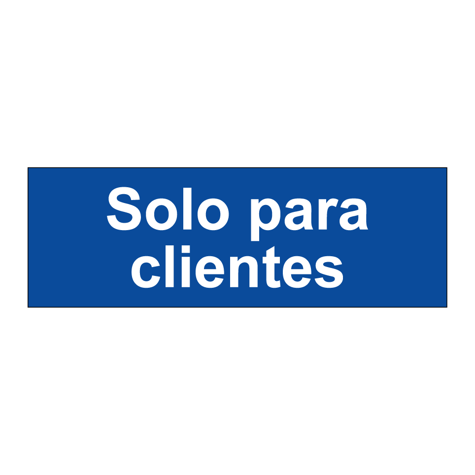 Solo para clientes
