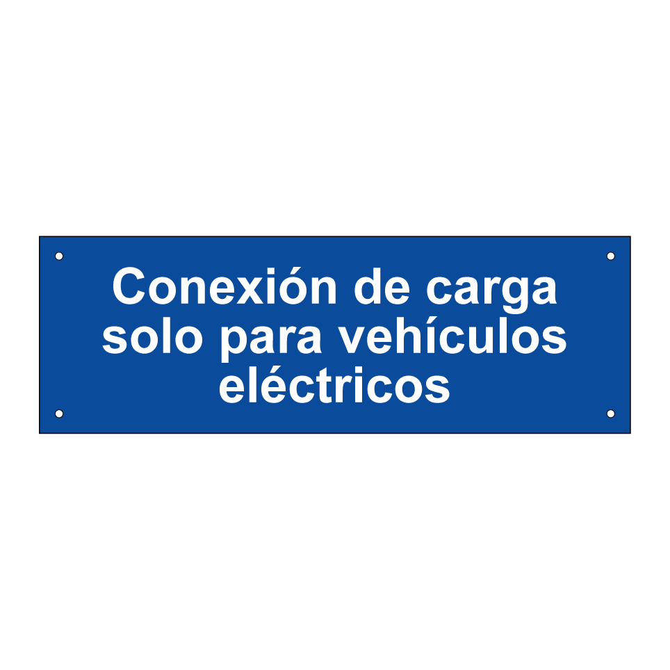 Conexión de carga solo para vehículos eléctricos