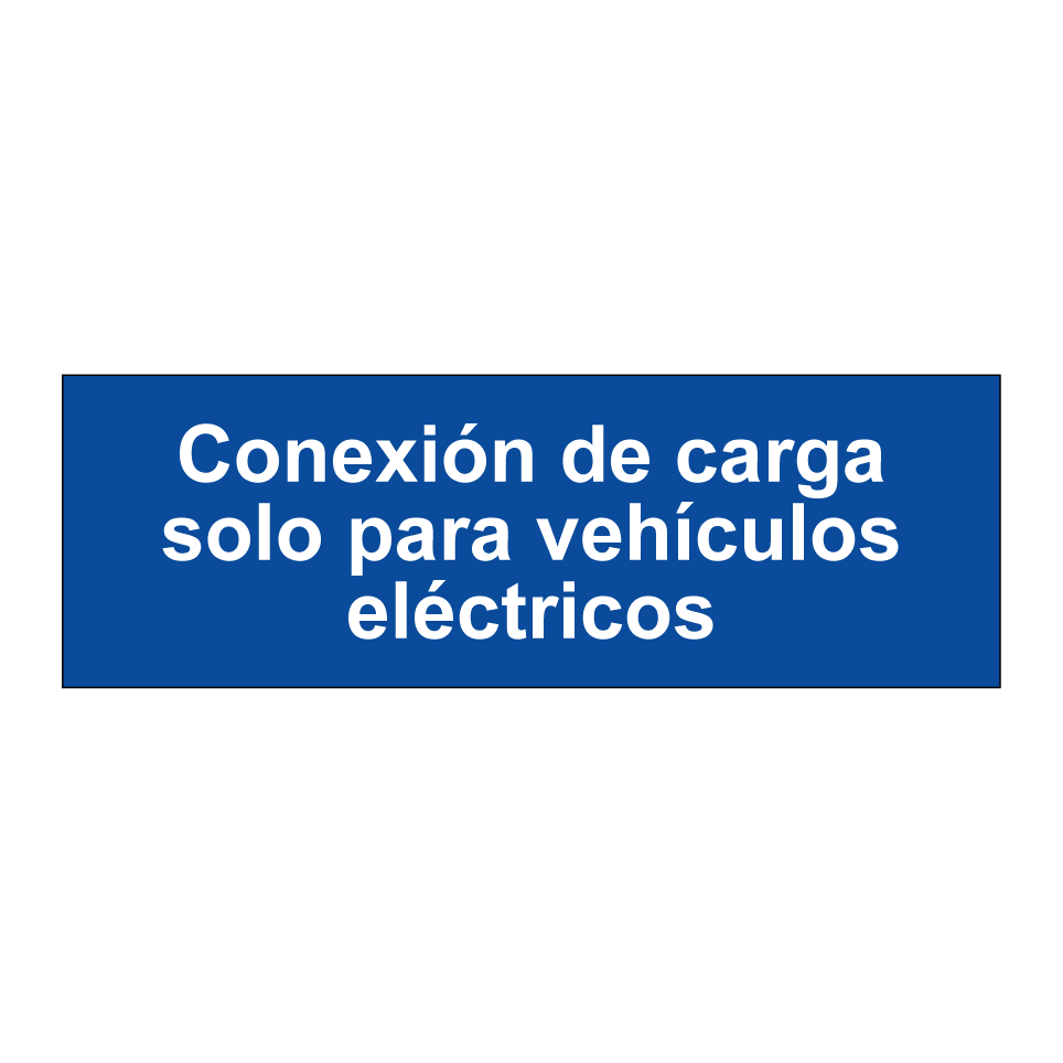 Conexión de carga solo para vehículos eléctricos