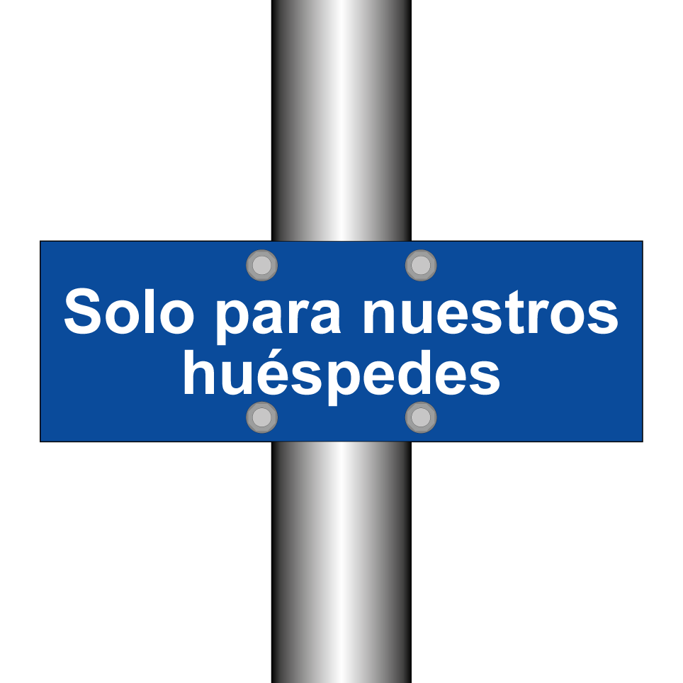 Solo para nuestros huéspedes
