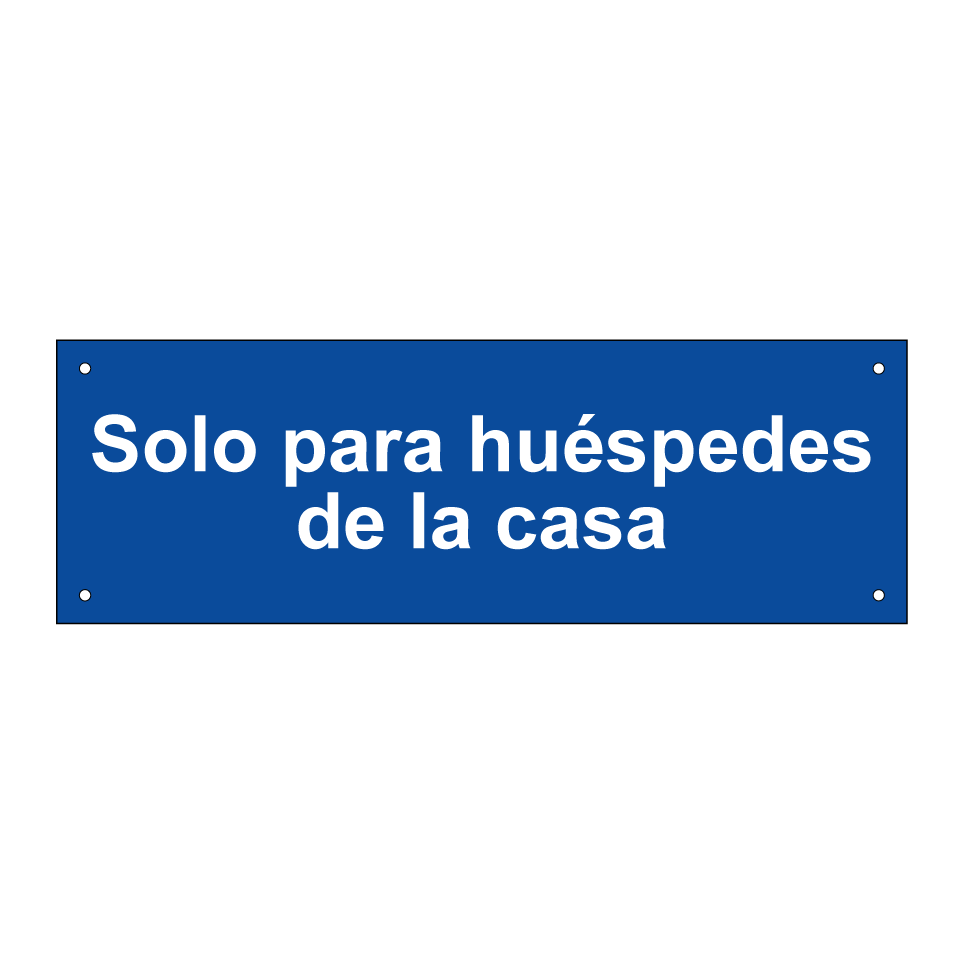 Solo para huéspedes de la casa
