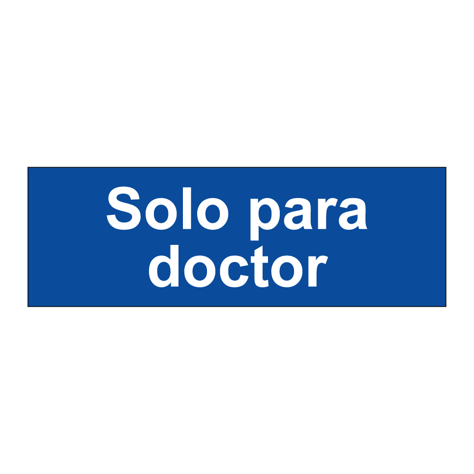 Solo para doctor