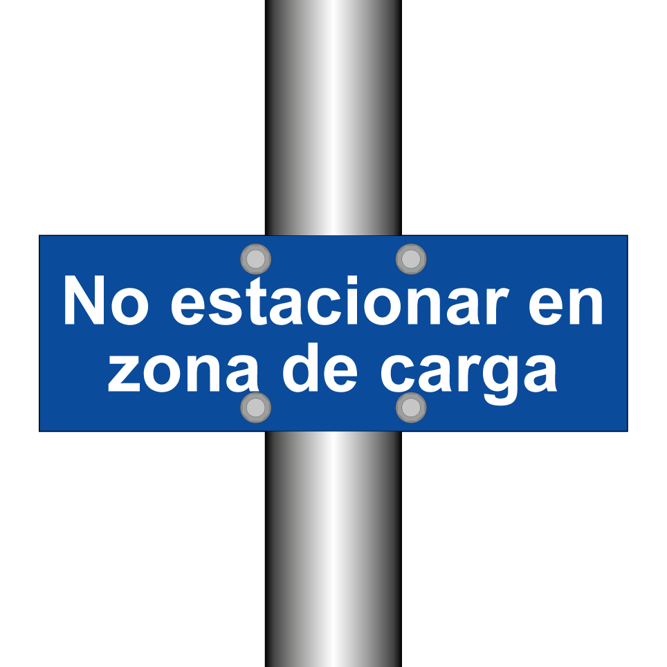No estacionar en zona de carga