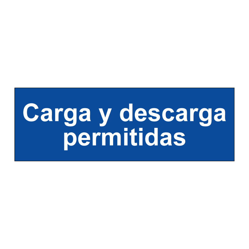 Carga y descarga permitidas