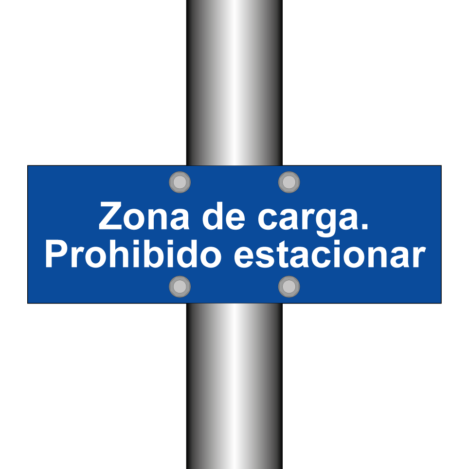 Zona de carga. Prohibido estacionar