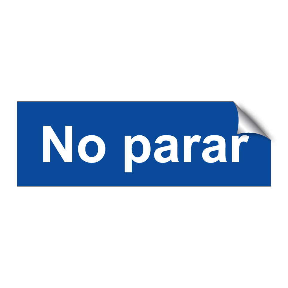 No parar