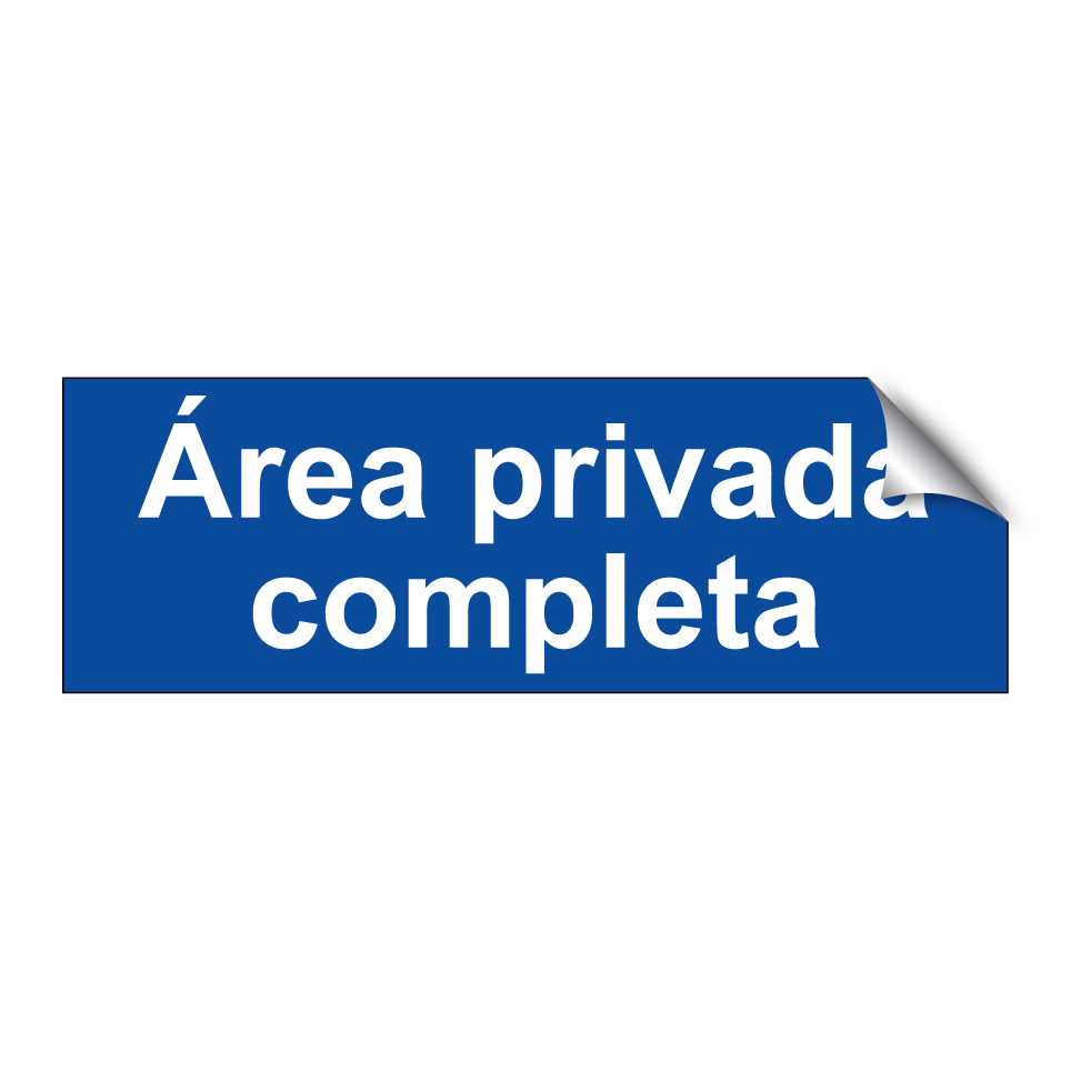Área privada completa