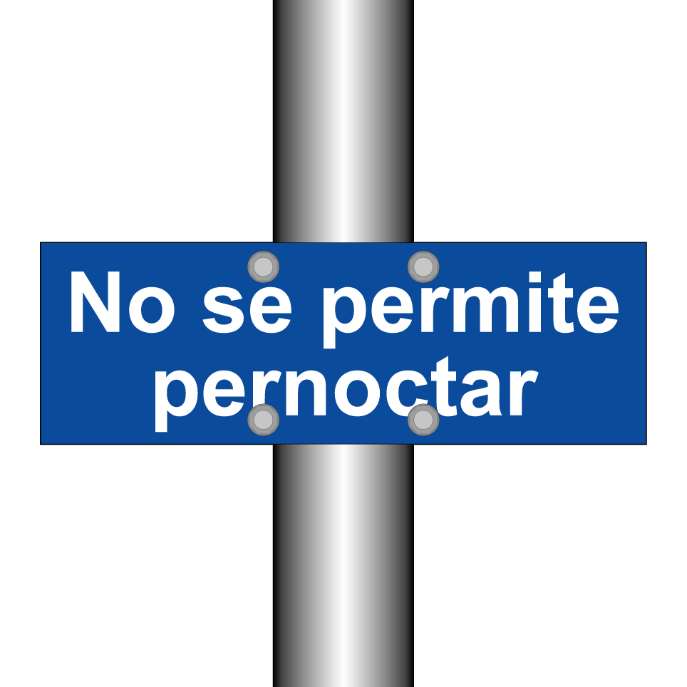 No se permite pernoctar