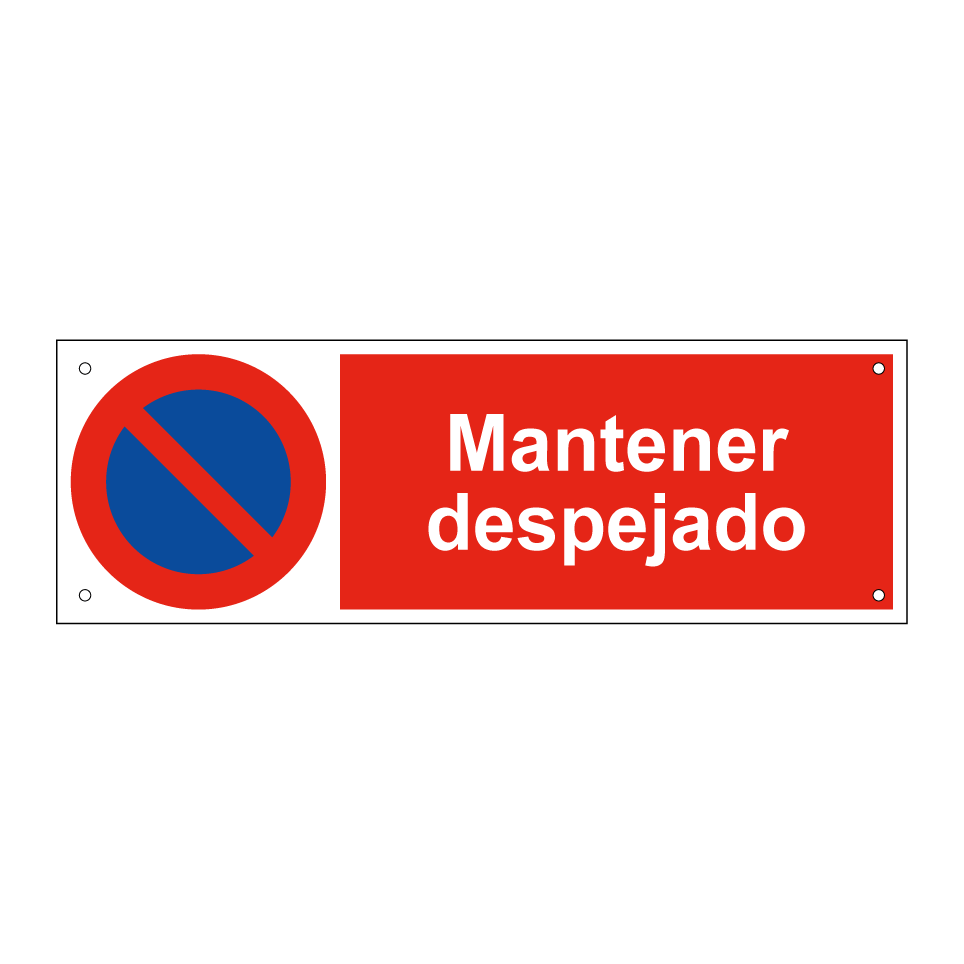 Mantener despejado