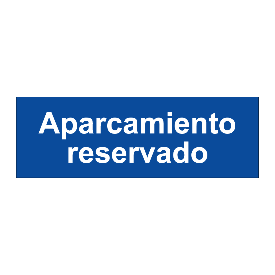 Aparcamiento reservado