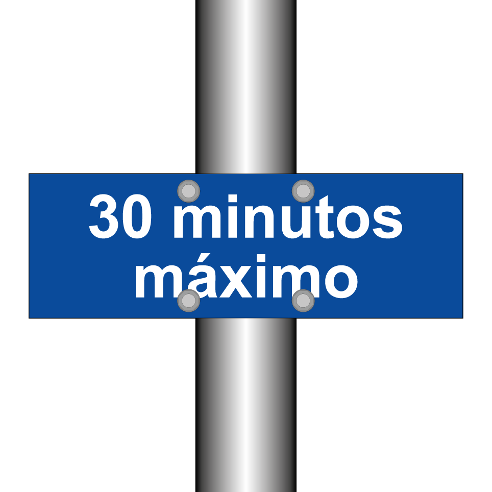 30 minutos máximo