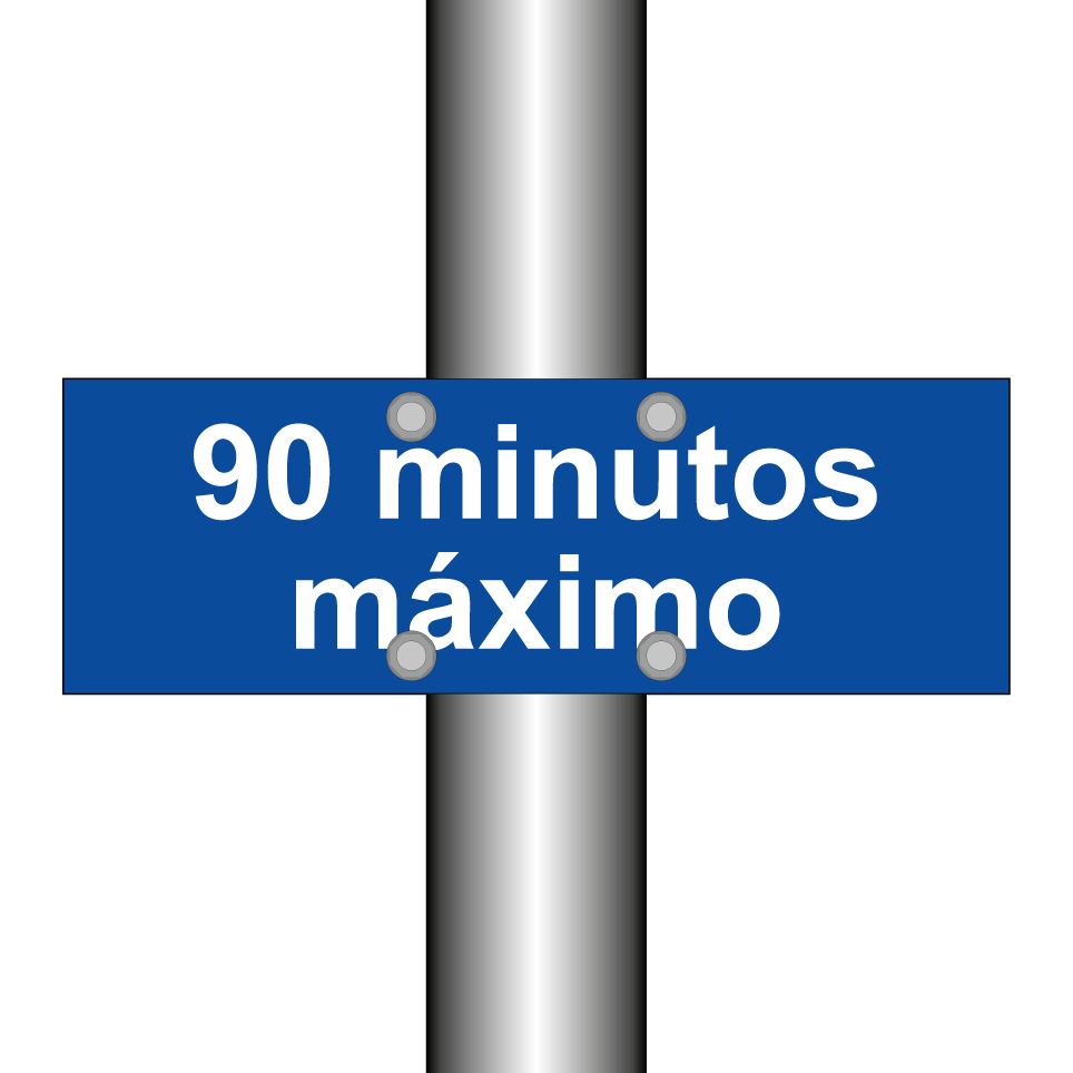 90 minutos máximo