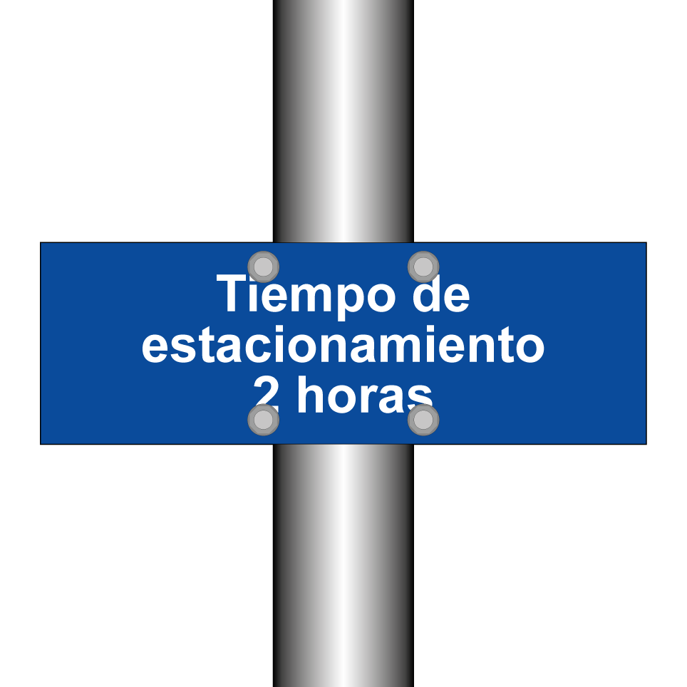 Tiempo de estacionamiento 2 horas