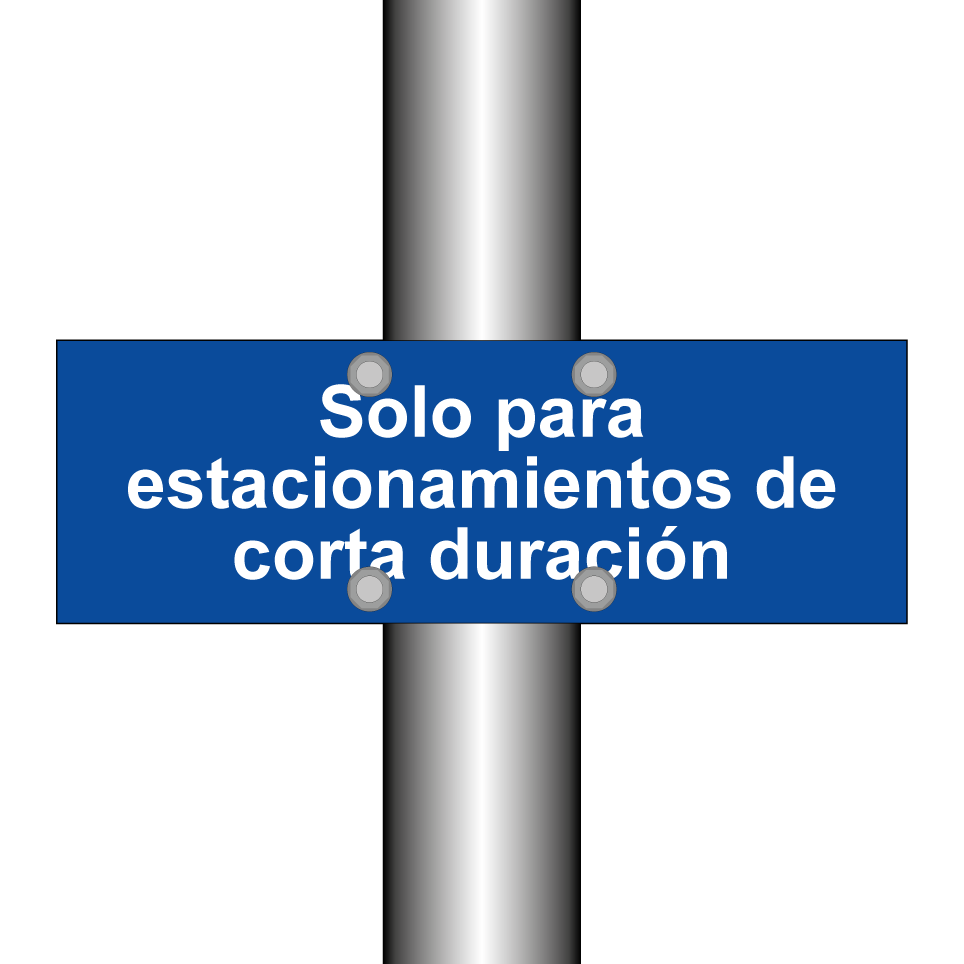 Solo para estacionamientos de corta duración