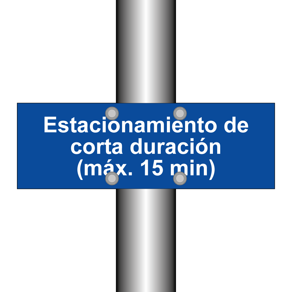 Estacionamiento de corta duración (máx. 15 min)