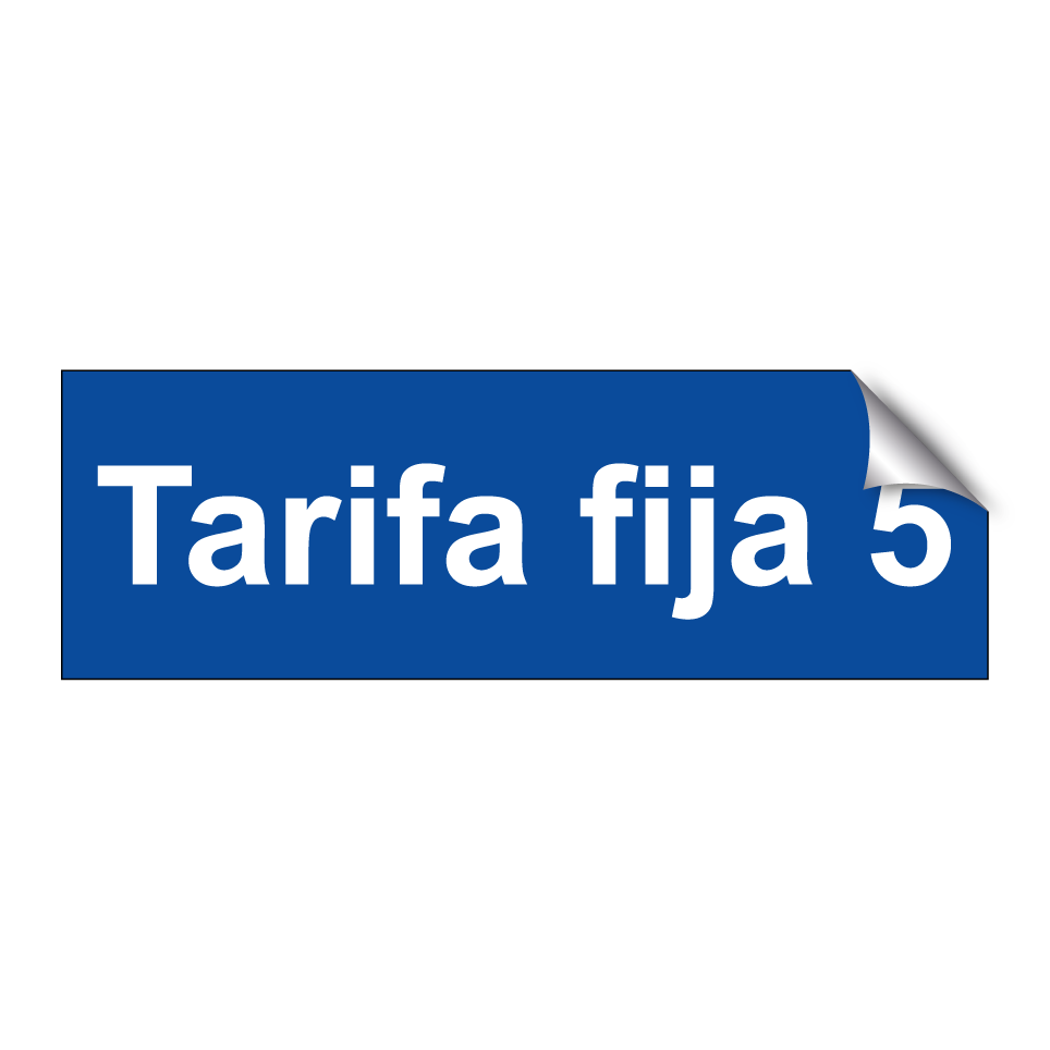 Tarifa fija 5