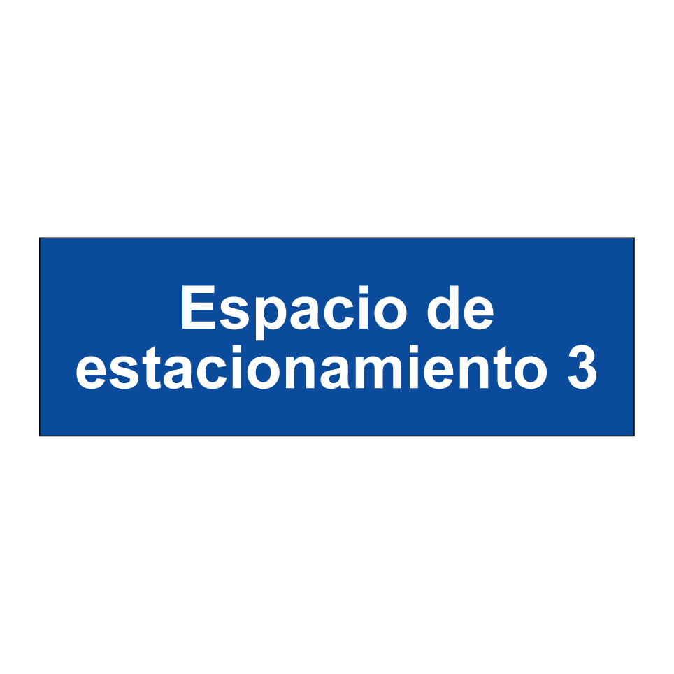 Espacio de estacionamiento 3