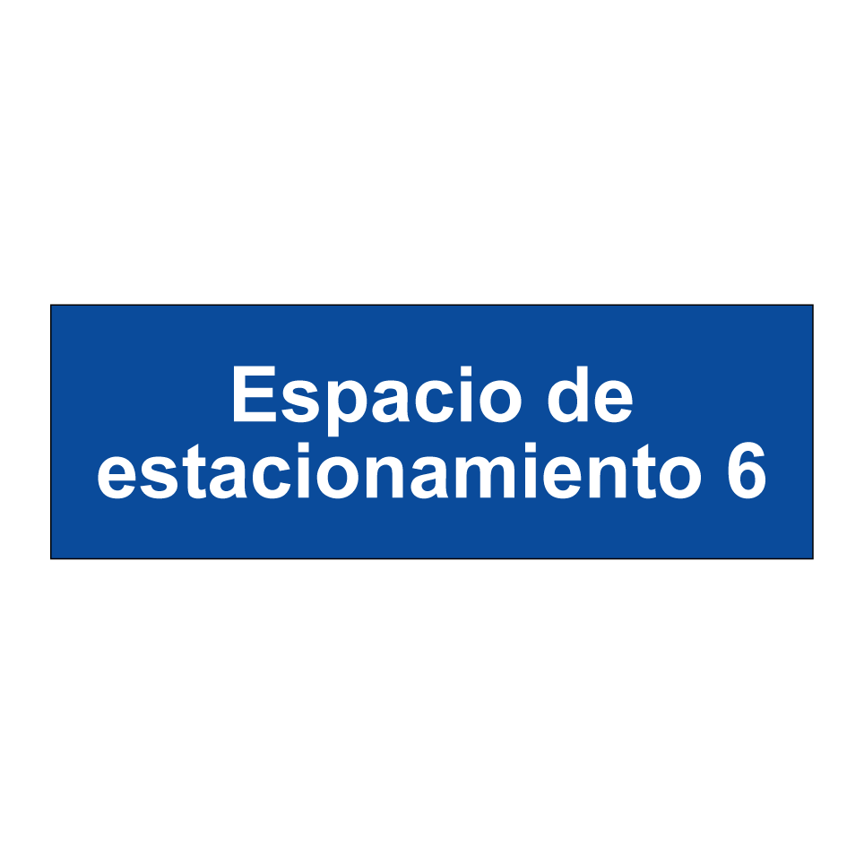 Espacio de estacionamiento 6