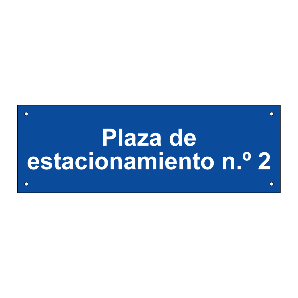 Plaza de estacionamiento n.º 2