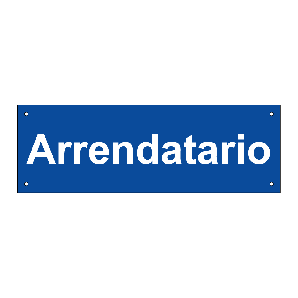 Arrendatario