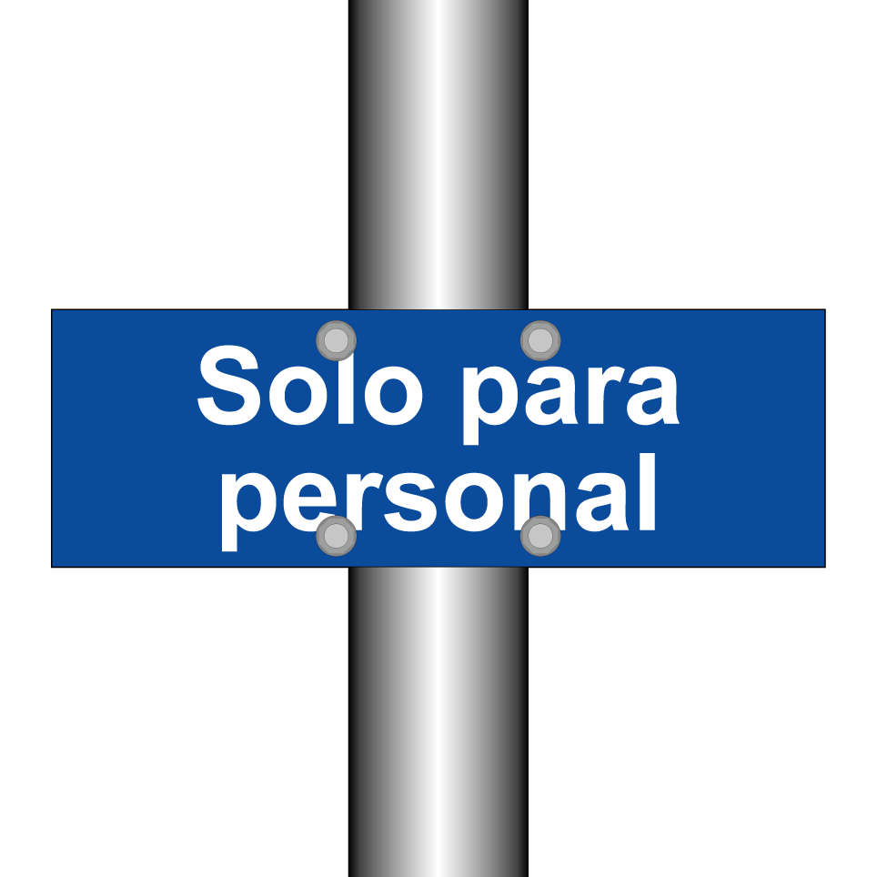 Solo para personal