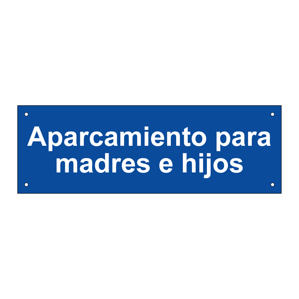 Aparcamiento para madres e hijos