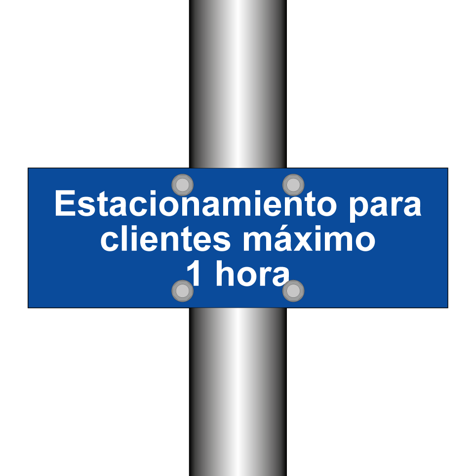 Estacionamiento para clientes máximo 1 hora