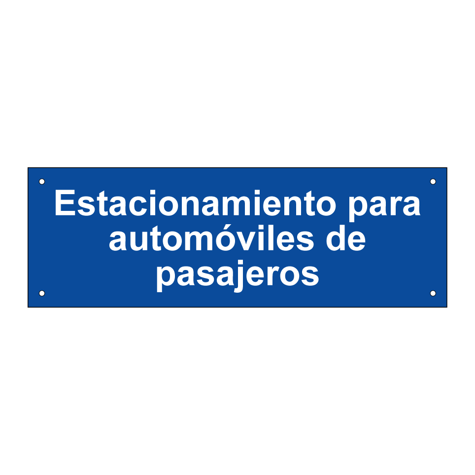 Estacionamiento para automóviles de pasajeros