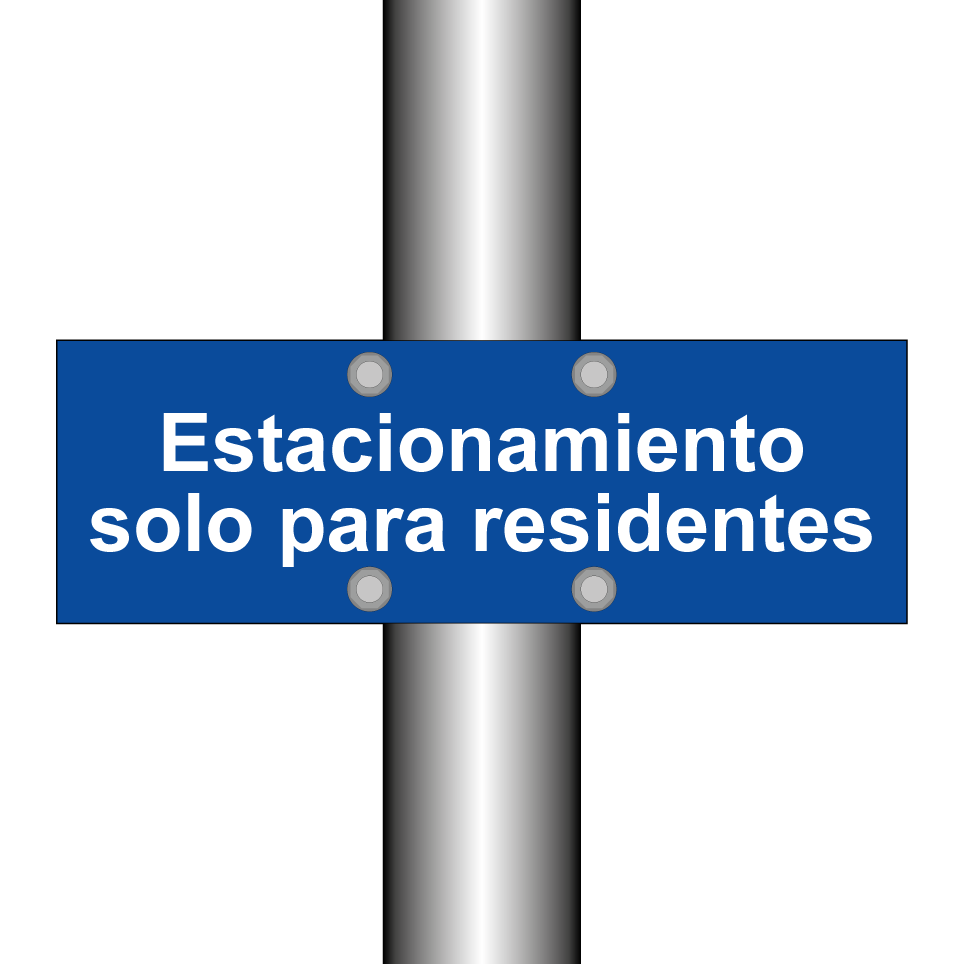 Estacionamiento solo para residentes