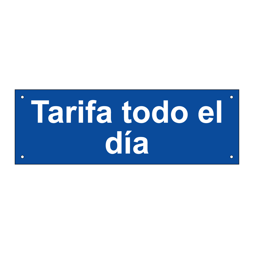 Tarifa todo el día