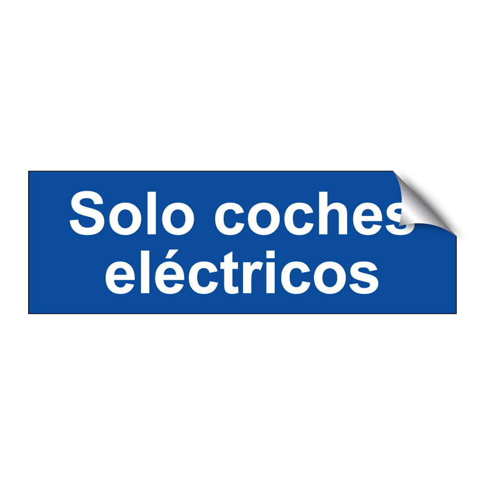 Solo coches eléctricos