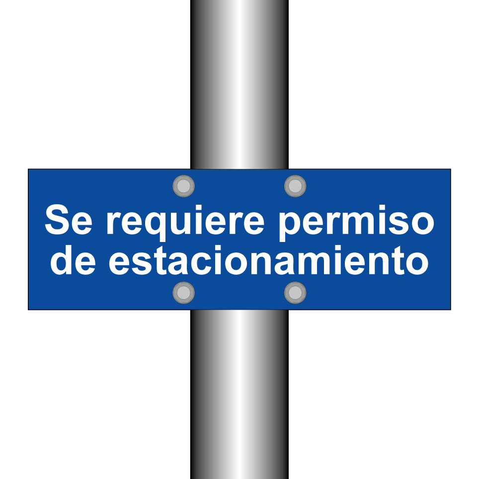 Se requiere permiso de estacionamiento