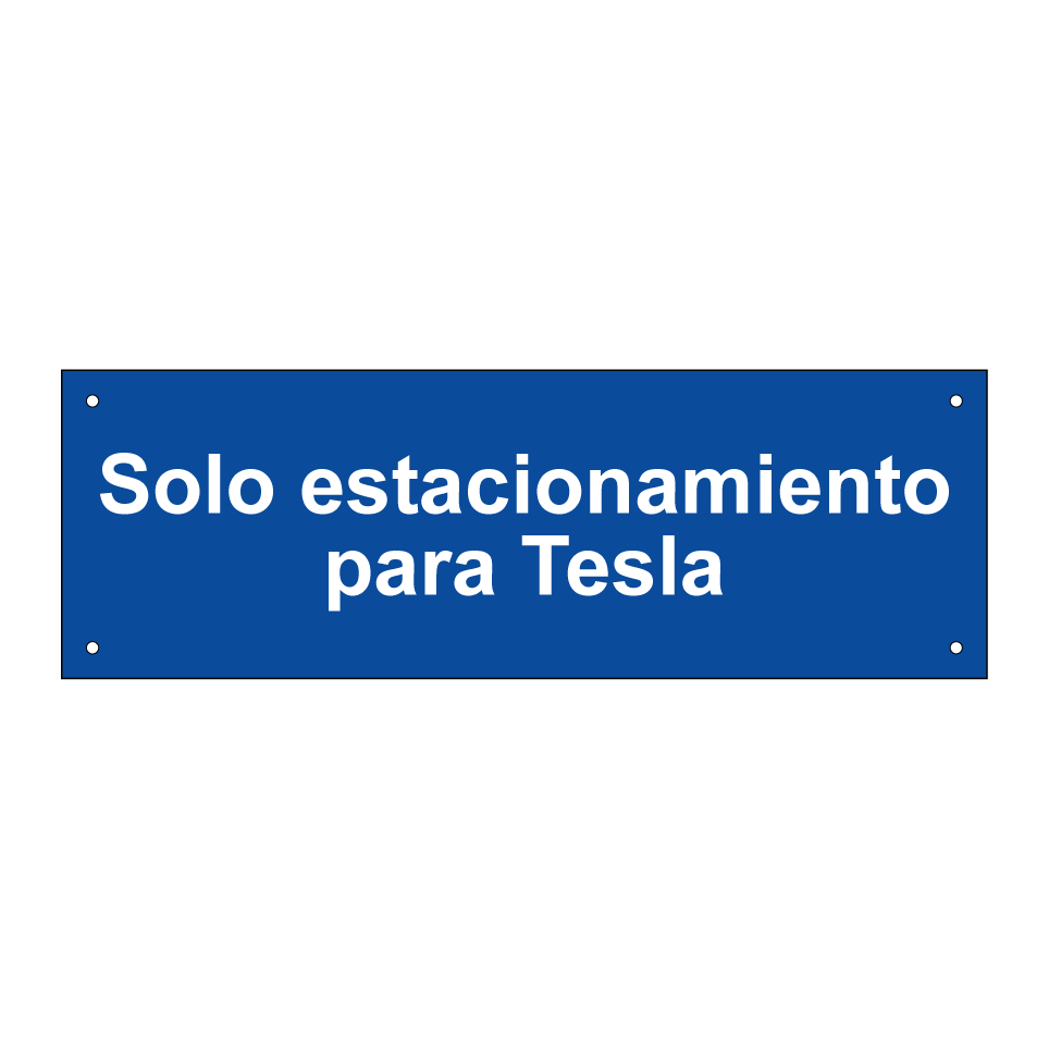 Solo estacionamiento para Tesla
