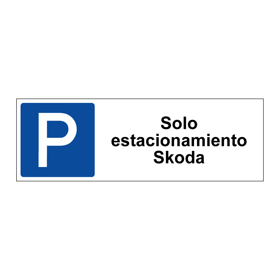 Solo estacionamiento Skoda